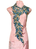 Pink Pure Silk Suit Length - KatraBAZAAR