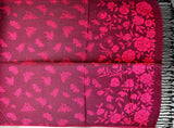 Pink dual side Stole - KatraBAZAAR